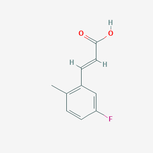 2-Propenoic acid, 3-(5-fluoro-2-methylphenyl)- 2-Propenoic acid, 3-(5-fluoro-2-methylphenyl)-