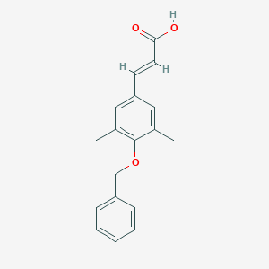 2-Propenoic acid, 3-[3,5-dimethyl-4-(phenylmethoxy)phenyl]-