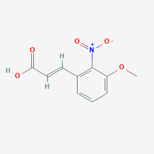 2-Propenoic acid, 3-(3-methoxy-2-nitrophenyl)-, (E)-