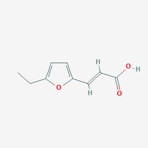 2-Propenoic acid, 3-(5-ethyl-2-furanyl)- 2-Propenoic acid, 3-(5-ethyl-2-furanyl)-