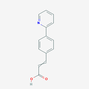 2-Propenoic acid, 3-[4-(2-pyridinyl)phenyl]-