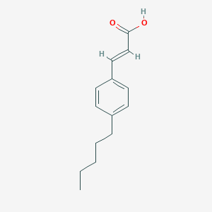 (2E)-3-(4-pentylphenyl)prop-2-enoic acid (2E)-3-(4-pentylphenyl)prop-2-enoic acid
