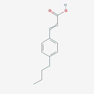 2-Propenoic acid, 3-(4-butylphenyl)-, (E)- 2-Propenoic acid, 3-(4-butylphenyl)-, (E)-
