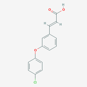 2-Propenoic acid, 3-[3-(4-chlorophenoxy)phenyl]-, (2E)-