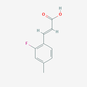 2-Propenoic acid, 3-(2-fluoro-4-methylphenyl)- 2-Propenoic acid, 3-(2-fluoro-4-methylphenyl)-