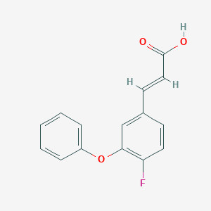2-Propenoic acid, 3-(4-fluoro-3-phenoxyphenyl)- 2-Propenoic acid, 3-(4-fluoro-3-phenoxyphenyl)-
