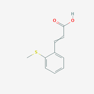 2-Propenoic acid, 3-[2-(methylthio)phenyl]-
