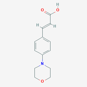 (2E)-3-(4-morpholin-4-ylphenyl)acrylic acid (2E)-3-(4-morpholin-4-ylphenyl)acrylic acid