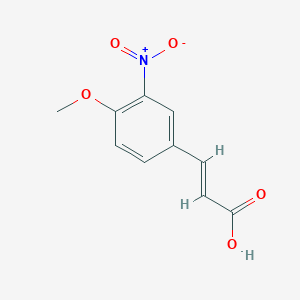 3-(4-methoxy-3-nitrophenyl)prop-2-enoic acid 3-(4-methoxy-3-nitrophenyl)prop-2-enoic acid