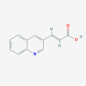 (E)-3-(3-quinolinyl)-2-propenoic acid (E)-3-(3-quinolinyl)-2-propenoic acid