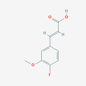 2-Propenoic acid, 3-(4-fluoro-3-methoxyphenyl)-, (2E)-