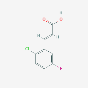 3-(2-Chloro-5-fluoro-phenyl)-acrylicacid 3-(2-Chloro-5-fluoro-phenyl)-acrylicacid