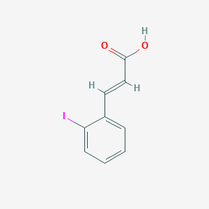 2-Propenoic acid, 3-(2-iodophenyl)-, (2E)- 2-Propenoic acid, 3-(2-iodophenyl)-, (2E)-