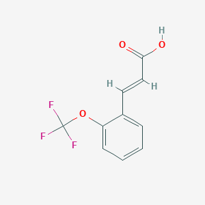 2-Propenoic acid, 3-[2-(trifluoromethoxy)phenyl]-, (2E)-