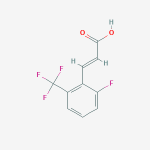2-FLUORO-6-(TRIFLUOROMETHYL)CINNAMIC ACID 2-FLUORO-6-(TRIFLUOROMETHYL)CINNAMIC ACID