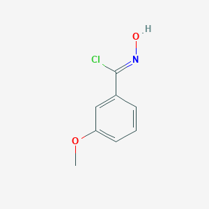 N-HYDROXY-3-METHYOXY-BENZENECARBOXIMIDOYL CHLORIDE N-HYDROXY-3-METHYOXY-BENZENECARBOXIMIDOYL CHLORIDE