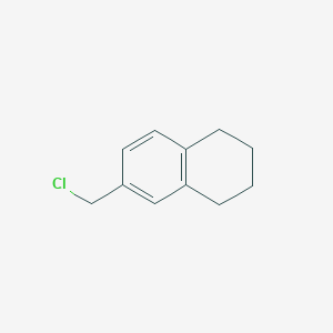Naphthalene, 6-(chloromethyl)-1,2,3,4-tetrahydro- Naphthalene, 6-(chloromethyl)-1,2,3,4-tetrahydro-