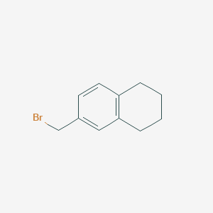 Naphthalene, 6-(bromomethyl)-1,2,3,4-tetrahydro- Naphthalene, 6-(bromomethyl)-1,2,3,4-tetrahydro-