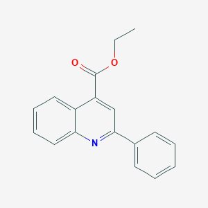4-Quinolinecarboxylic acid, 2-phenyl-, ethyl ester 4-Quinolinecarboxylic acid, 2-phenyl-, ethyl ester