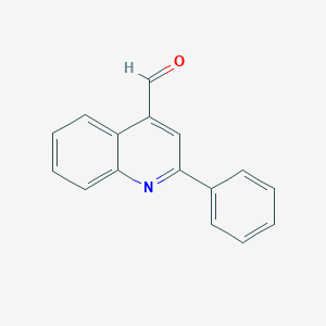4-Quinolinecarboxaldehyde, 2-phenyl- 