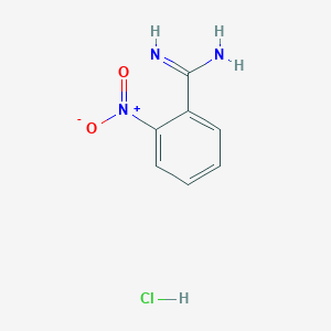BENZENECARBOXIMIDAMIDE,2-NITRO-,HYDROCHLORIDE BENZENECARBOXIMIDAMIDE,2-NITRO-,HYDROCHLORIDE