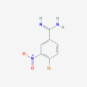 BENZENECARBOXIMIDAMIDE,4-BROMO-3-NITRO-, BENZENECARBOXIMIDAMIDE,4-BROMO-3-NITRO-,