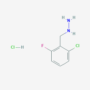 Hydrazine, [(2-chloro-6-fluorophenyl)methyl]-, hydrochloride 