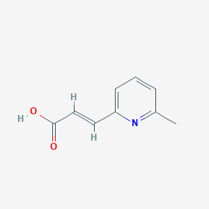 2-Propenoic acid, 3-(6-methyl-2-pyridinyl)-, (2E)- 2-Propenoic acid, 3-(6-methyl-2-pyridinyl)-, (2E)-