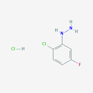 2-CHLORO-5-FLUOROPHENYLHYDRAZINE HYDROCHLORIDE 2-CHLORO-5-FLUOROPHENYLHYDRAZINE HYDROCHLORIDE