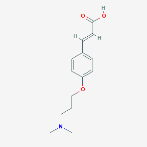 2-Propenoic acid, 3-[4-[3-(dimethylamino)propoxy]phenyl]-, (2E)-