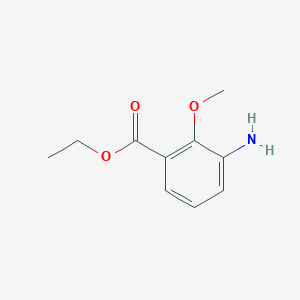 Benzoic acid, 3-amino-2-methoxy-, ethyl ester
