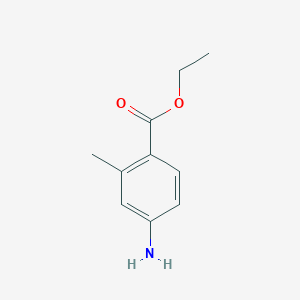 Benzoic acid, 4-amino-2-methyl-, ethyl ester Benzoic acid, 4-amino-2-methyl-, ethyl ester