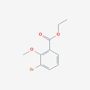 Benzoic acid, 3-bromo-2-methoxy-, ethyl ester Benzoic acid, 3-bromo-2-methoxy-, ethyl ester