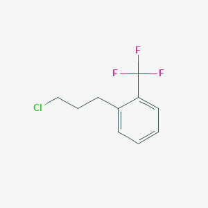1-(3-Chloro-propyl)-2-trifluoromethyl-benzene 1-(3-Chloro-propyl)-2-trifluoromethyl-benzene
