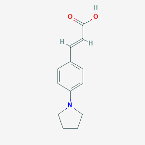 2-Propenoic acid, 3-[4-(1-pyrrolidinyl)phenyl]-, (2E)-