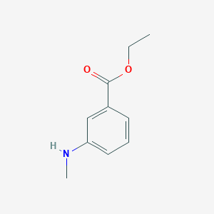 Benzoic acid, 3-(methylamino)-, ethyl ester Benzoic acid, 3-(methylamino)-, ethyl ester