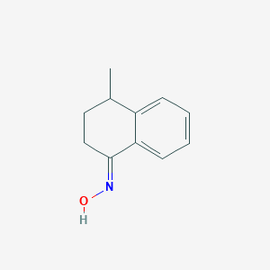 1(2H)-Naphthalenone, 3,4-dihydro-4-methyl-, oxime 1(2H)-Naphthalenone, 3,4-dihydro-4-methyl-, oxime