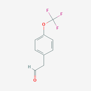 [4-(trifluoromethoxy)phenyl]acetaldehyde