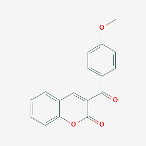 2H-1-Benzopyran-2-one, 3-(4-methoxybenzoyl)- 2H-1-Benzopyran-2-one, 3-(4-methoxybenzoyl)-
