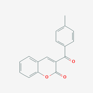 2H-1-Benzopyran-2-one, 3-(4-methylbenzoyl)- 2H-1-Benzopyran-2-one, 3-(4-methylbenzoyl)-