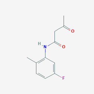 Butanamide, N-(5-fluoro-2-methylphenyl)-3-oxo- Butanamide, N-(5-fluoro-2-methylphenyl)-3-oxo-