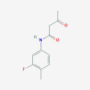 N-(3-fluoro-4-methylphenyl)-3-oxobutanamide N-(3-fluoro-4-methylphenyl)-3-oxobutanamide