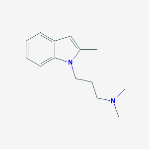 1H-Indole-1-propanamine, N,N,2-trimethyl- 1H-Indole-1-propanamine, N,N,2-trimethyl-