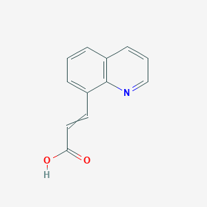 2-Propenoic acid, 3-(8-quinolinyl)-, (2E)-