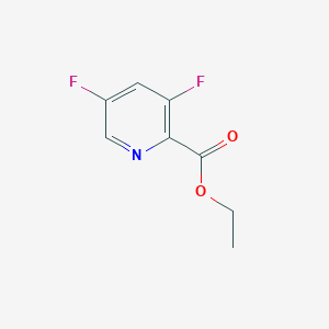 2-Pyridinecarboxylic acid, 3,5-difluoro-, ethyl ester 2-Pyridinecarboxylic acid, 3,5-difluoro-, ethyl ester