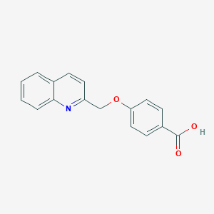 4-(quinolin-2-ylmethoxy)benzoic acid 4-(quinolin-2-ylmethoxy)benzoic acid