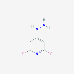 (2,6-Difluoro-pyridin-4-yl)-hydrazine (2,6-Difluoro-pyridin-4-yl)-hydrazine
