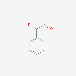 Benzeneacetyl chloride, a-fluoro- Benzeneacetyl chloride, a-fluoro-