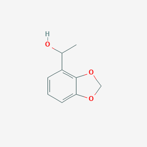 1,3-Benzodioxole-4-methanol, a-methyl-