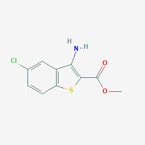 Benzo[b]thiophene-2-carboxylic acid, 3-amino-5-chloro-, methyl ester